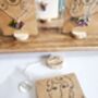 Painted Wooden Initial Pendant Stand Up Gift, thumbnail 10 of 12