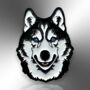 Husky Dog Enamel Pin Badge, Dog Breed Brooch, Gifts For Dog Lovers, Pet Loss Or New Pet Gift, thumbnail 3 of 9