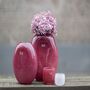 Vase Decor Ovali Red Bubbles, thumbnail 5 of 6