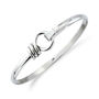 Bayswater Solid Sterling Silver Rope Bangle, thumbnail 2 of 5