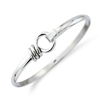 Bayswater Solid Sterling Silver Rope Bangle, 2 of 5