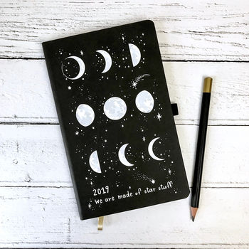 2019 personalised moon phase diary by auntie mims | notonthehighstreet.com