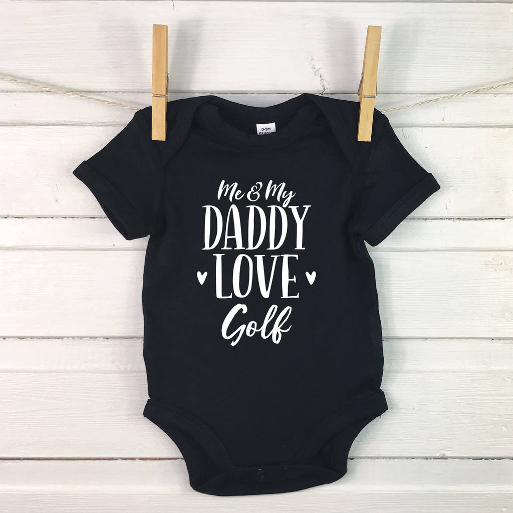 Me And My Daddy Love … Personalised Babygrow By Lovetree Design ...