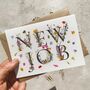 Wildflower Letters New Job Card, thumbnail 1 of 4