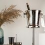 Hand‑Hammered Copper Ice Bucket And Stand Set, thumbnail 2 of 9