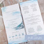 Ocean Road Concertina Wedding Invitations, thumbnail 4 of 7