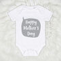 Happy Mothers Day Speech Bubble Baby Grow, thumbnail 5 of 7