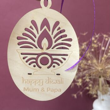 Personalised Keepsake Diwali Card, 2 of 10