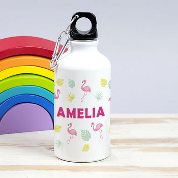 Personalised Lunch Bag With Tropical Flamingo Design, 5 of 10