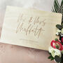 Personalised Wedding Memories Wooden Box, thumbnail 5 of 12