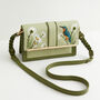 Embroidered Kingfisher Cross Body Bag, thumbnail 1 of 8