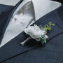 Buttonhole Corsage In Lime, thumbnail 2 of 7