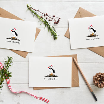 Puffin Christmas Card Pack, 3 of 3