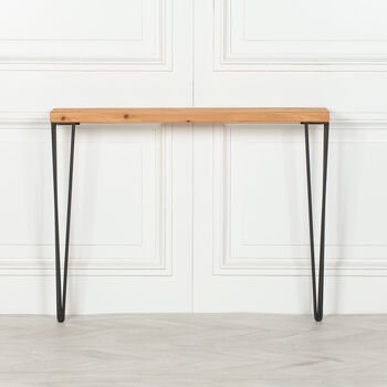 Narrow Hallway Console Table With Pin Legs, 5 of 5