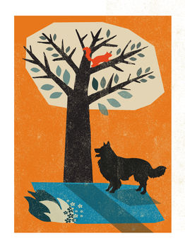 Border Collie Dog Print, 2 of 2