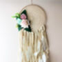 White And Floral Dream Catcher For Room Decor Gift For Wedding, thumbnail 2 of 7