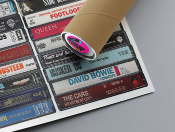 41st Birthday Gift Music From 1985 Personalised Print, 8 of 8