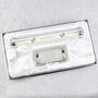 New Baby Boy Gifts Birth Certificate Holder Silver Plated, thumbnail 7 of 7