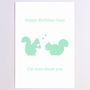 Personalised Squirrel Birthday Card, thumbnail 5 of 7
