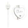 Personalised Engraved Heart Bookmark Gift For Her, thumbnail 4 of 5