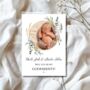 Floral Godparents Photo Proposal Card, Godparents Proposal Photo Card, Godfather Proposal, thumbnail 1 of 2