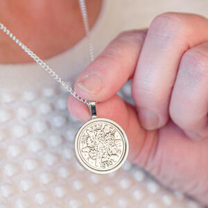 1967 51st Birthday lucky sixpence coin pendant charm