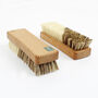 Sustainable Wood Vegetable Brush With Plant Bristles, thumbnail 5 of 8