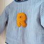 Baby And Child's Quilted Coat Personalised With Initial, thumbnail 3 of 9
