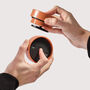 Circular Leakproof Lockable Reusable Cup 12oz Orange, thumbnail 7 of 8