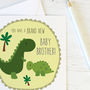 New Baby Brother Card For Big Brothers, thumbnail 2 of 2