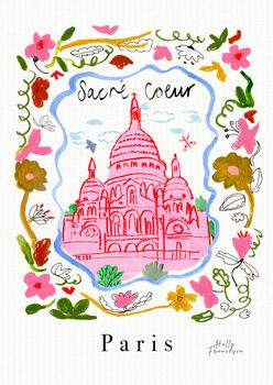 Sacré Coeur, Paris, France French Landmark Travel Print, 2 of 3