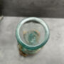 Compact 25cm Molten Glass On Wood Root Vase – Fluted Display, thumbnail 9 of 12