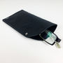 Personalised Black Leather Glasses Case, thumbnail 2 of 4