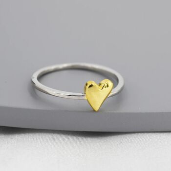 Heart Ring In Sterling Silver, 5 of 9