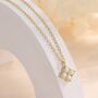 White Opal Hydrangea Pendant Necklace, thumbnail 7 of 11