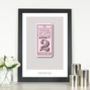 Personalised 'Tunnel Of Love' Valentine's Day Print, thumbnail 1 of 4