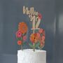 Personalised Cake Topper, Flowers, thumbnail 7 of 8