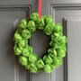 Brussels Sprouts Felt Wreath, thumbnail 2 of 3