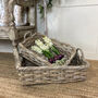 Handcrafted Wicker Woven Bakers Trays With Ear Handles, thumbnail 1 of 3
