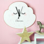 Personalised Cloud Shaped Wooden Clock, thumbnail 2 of 2