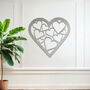 Romantic Metal Heart Silhouette Wall Decor Gift For Couples Or Wedding Gift, thumbnail 6 of 11