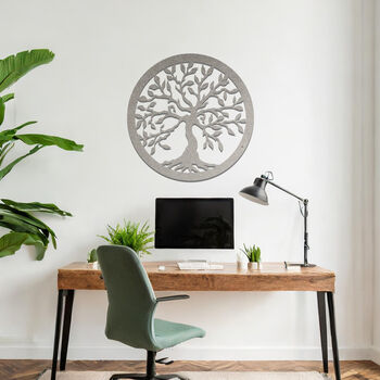 Metal Tree Of Life Wall Art For Modern Home Decor, 6 of 11