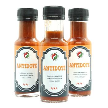 'Antidote' Carolina Reaper And Scorpion Chilli Sauce, 4 of 4
