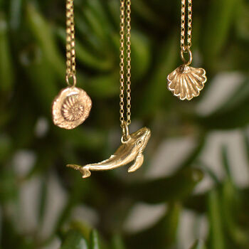Solid 9ct Gold Baby Whale Pendant, 6 of 6