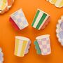 Colourful Party Paper Cups X Eight, thumbnail 3 of 3