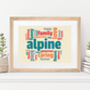 Personalised Typographic Word Cloud Print, thumbnail 10 of 12