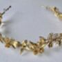 The Ita Headband Floral Delicate Hair Vine Bridal Hairpiece, thumbnail 9 of 10