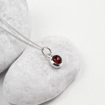 Birthstone Charm Necklaces In Sterling Silver, 2 of 12
