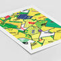 Norwich City Football Shirt Mash Up Print, thumbnail 3 of 3