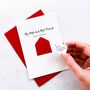 Personalised Best Friend Mini Envelope Christmas Card, thumbnail 4 of 5
